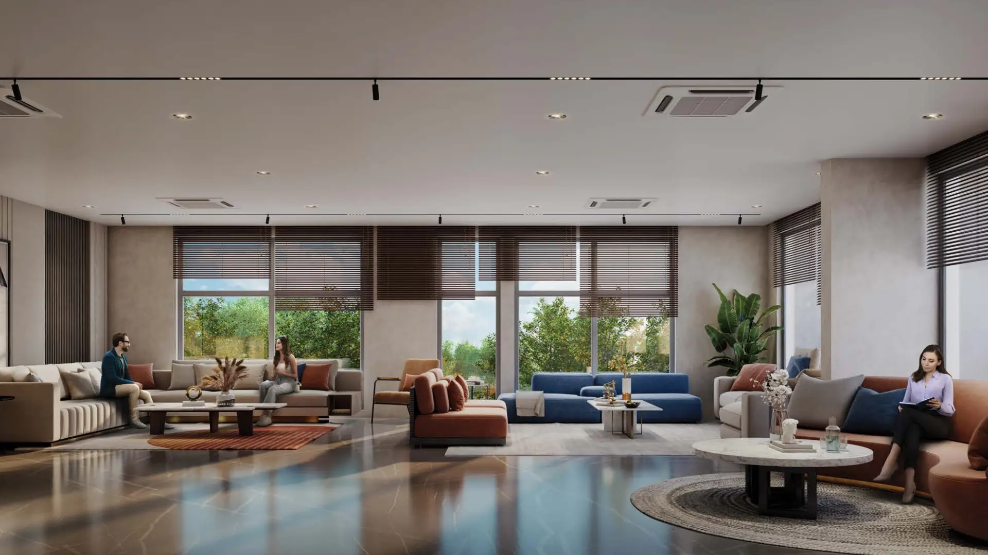 Signum Niva Kolkata Luxury residential lounge Place