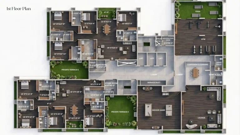 Signum Niva 1st floor plan layout