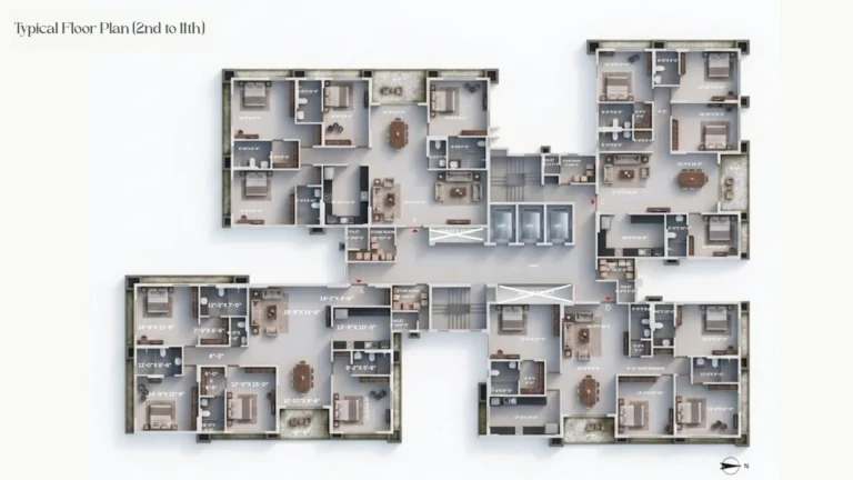 Signum Niva Typical floor plan layout